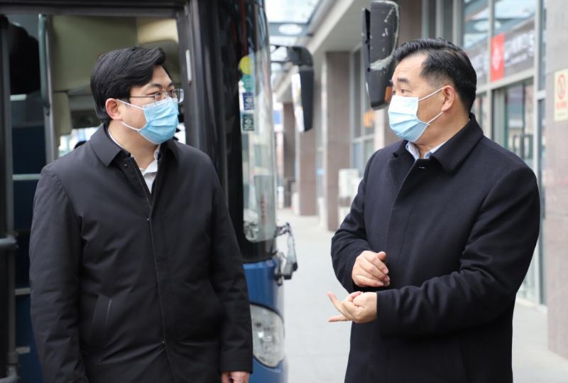 市委常委、武進區(qū)委書記喬俊杰督查武進汽車站春運及疫情防控工作